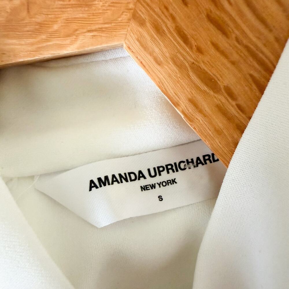 Amanda Uprichard X Revolve Fabienne Ivory White Sleeveles Tie Waist Jumpsuit S - Picture 10 of 12